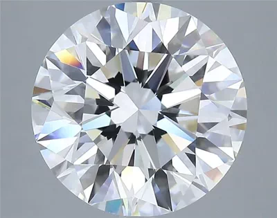5.00ct F VVS1 Rare Carat Ideal Cut Round Diamond