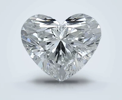 1.05ct J SI1 Rare Carat Ideal Cut Heart Diamond