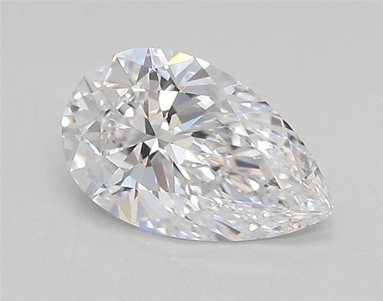 1.28ct D VVS1 Rare Carat Ideal Cut Pear Lab Grown Diamond