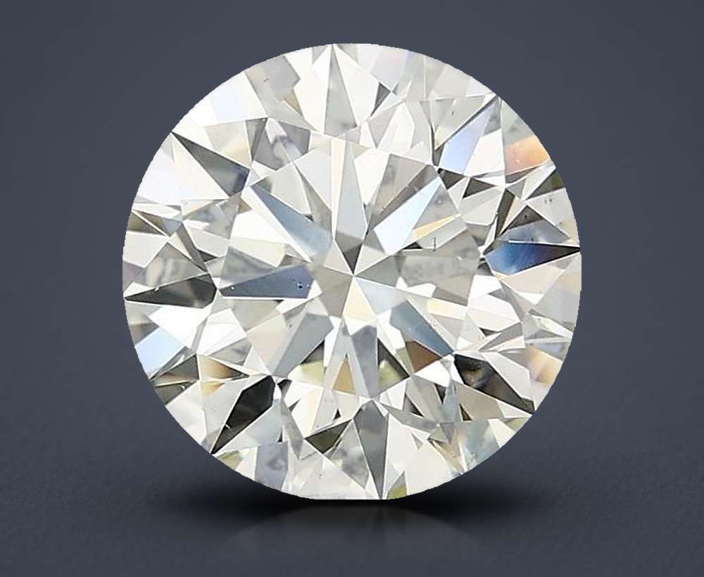 2.30ct K VS2 Rare Carat Ideal Cut Round Diamond