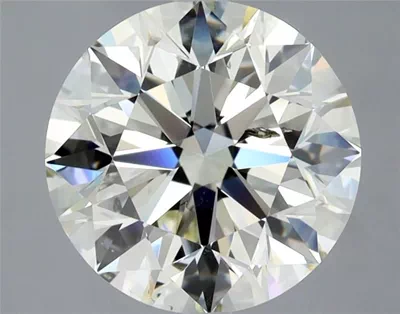 3.01ct K SI2 Excellent Cut Round Diamond