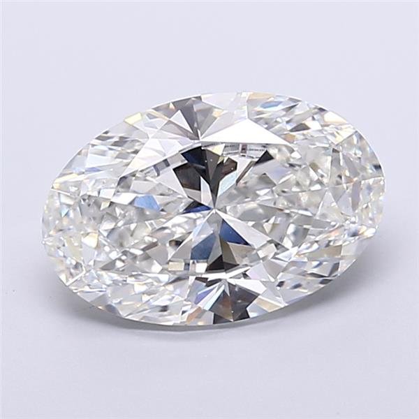 2.60ct F VVS2 Very Good Cut Oval Lab Grown Diamond