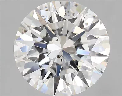 3.01ct G SI1 Rare Carat Ideal Cut Round Diamond