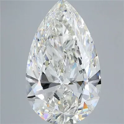 15.03ct G VVS2 Rare Carat Ideal Cut Pear Lab Grown Diamond