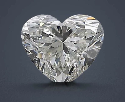 1.71ct I SI2 Rare Carat Ideal Cut Heart Diamond