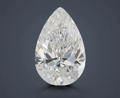 2.84ct F VS1 Rare Carat Ideal Cut Pear Lab Grown Diamond