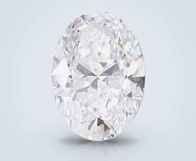 11.06ct E VS2 Rare Carat Ideal Cut Oval Lab Grown Diamond