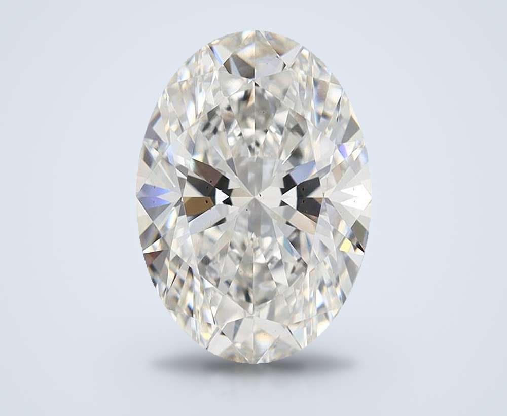 2.59ct G VS2 Rare Carat Ideal Cut Oval Lab Grown Diamond
