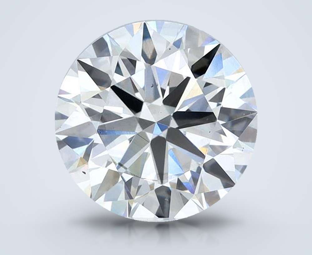 2.24ct H SI1 Rare Carat Ideal Cut Round Lab Grown Diamond