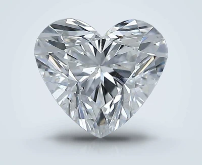1.56ct H SI1 Rare Carat Ideal Cut Heart Diamond
