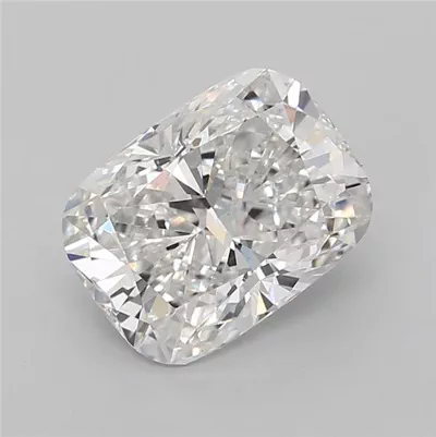 3.08ct E VS1 Rare Carat Ideal Cut Cushion Lab Grown Diamond