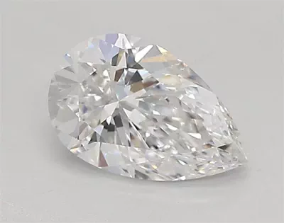 0.78ct D VVS2 Rare Carat Ideal Cut Pear Lab Grown Diamond