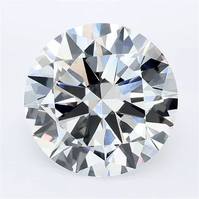7.03ct F VVS2 Excellent Cut Round Lab Grown Diamond