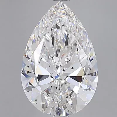 15.51ct E SI2 Rare Carat Ideal Cut Pear Lab Grown Diamond