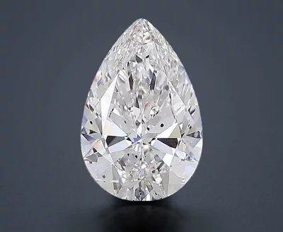 15.51ct E SI2 Rare Carat Ideal Cut Pear Lab Grown Diamond
