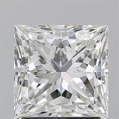 2.23ct I SI2 Rare Carat Ideal Cut Princess Diamond
