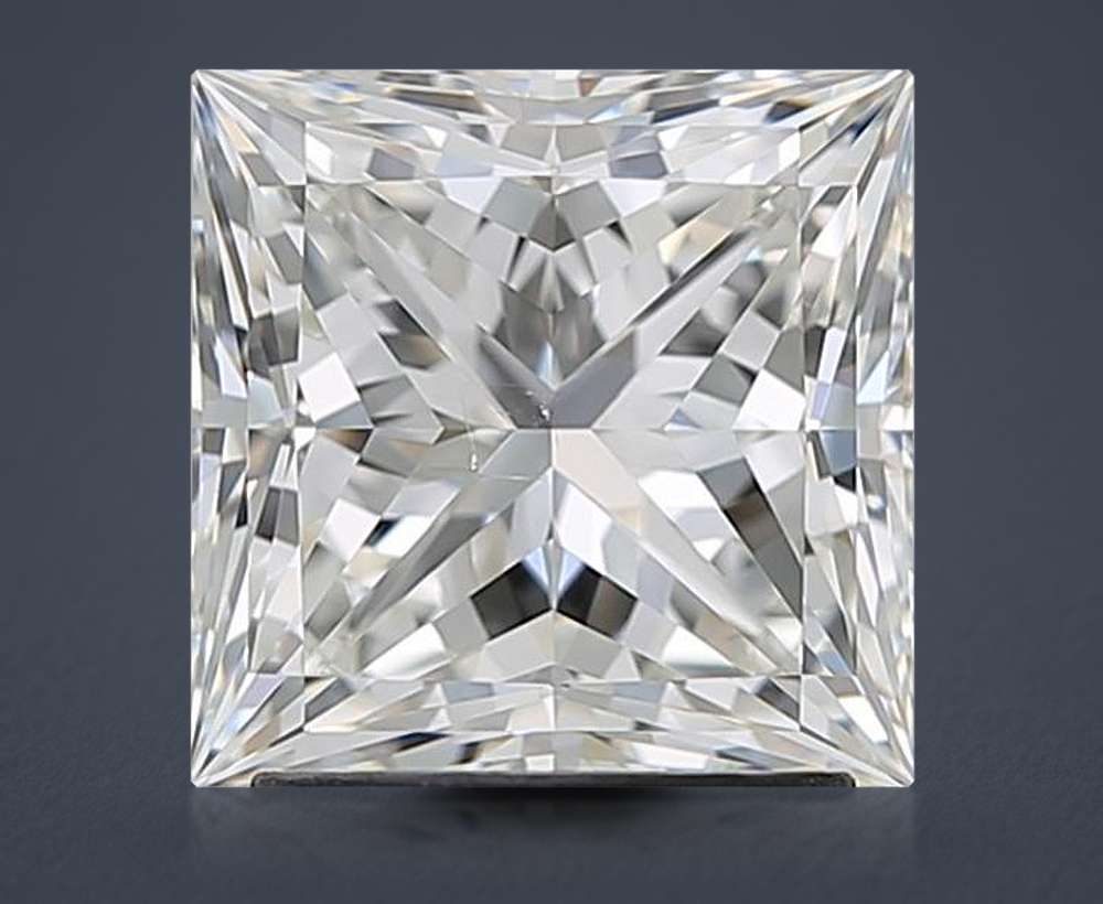 2.23ct I SI2 Rare Carat Ideal Cut Princess Diamond