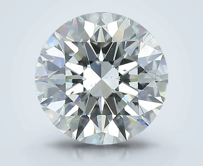 3.49ct I SI1 Rare Carat Ideal Cut Round Diamond