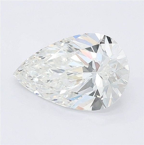 1.52ct F VVS2 Rare Carat Ideal Cut Pear Lab Grown Diamond