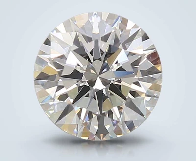 3.09ct E VVS2 Rare Carat Ideal Cut Round Lab Grown Diamond