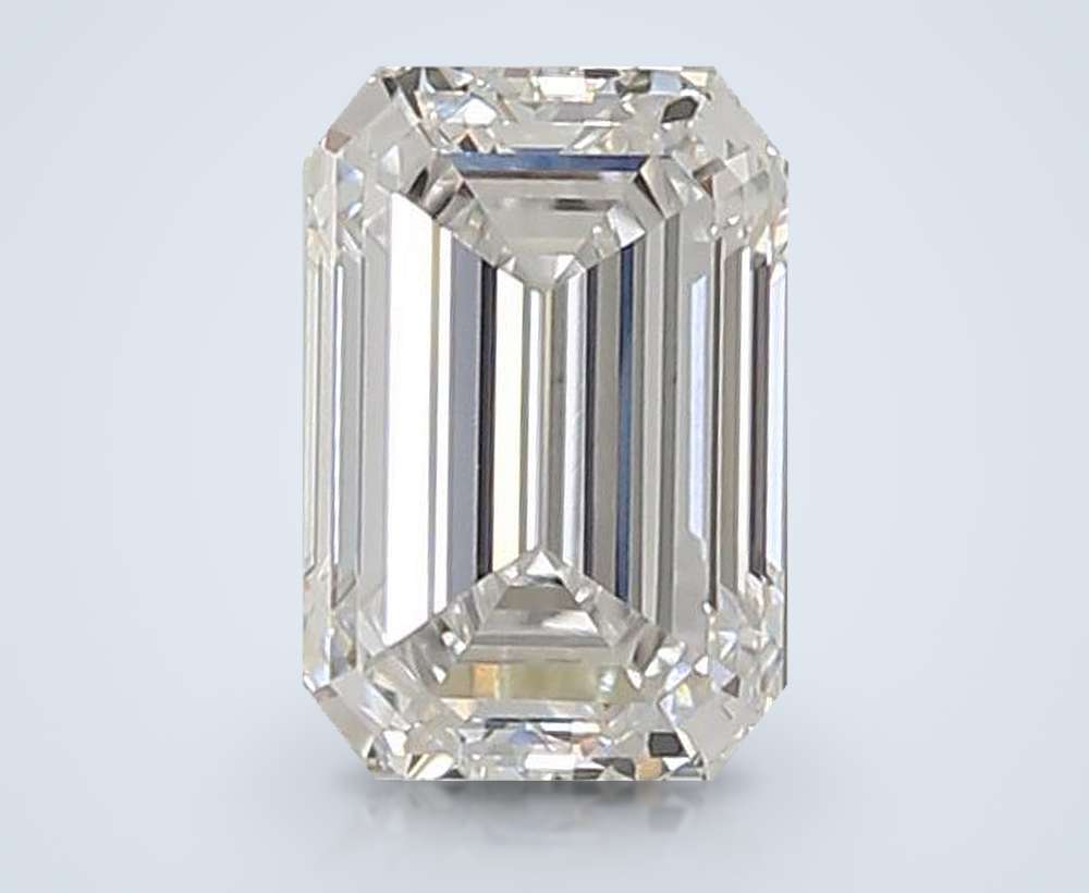 1.33ct D VVS2 Rare Carat Ideal Cut Emerald Lab Grown Diamond