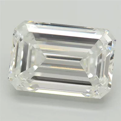 5.08ct E VS2 Rare Carat Ideal Cut Emerald Lab Grown Diamond