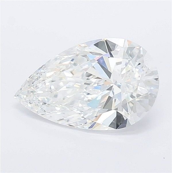 1.25ct D VVS2 Rare Carat Ideal Cut Pear Lab Grown Diamond