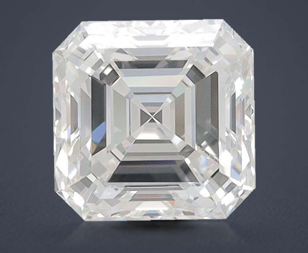 1.49ct G VS1 Rare Carat Ideal Cut Asscher Lab Grown Diamond