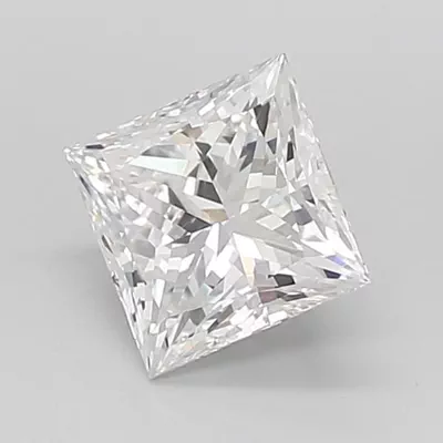 2.02ct E VVS2 Rare Carat Ideal Cut Princess Lab Grown Diamond
