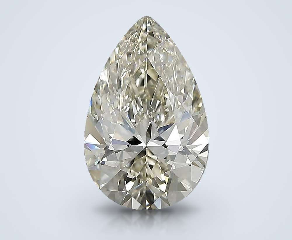 2.58ct K VS1 Rare Carat Ideal Cut Pear Diamond