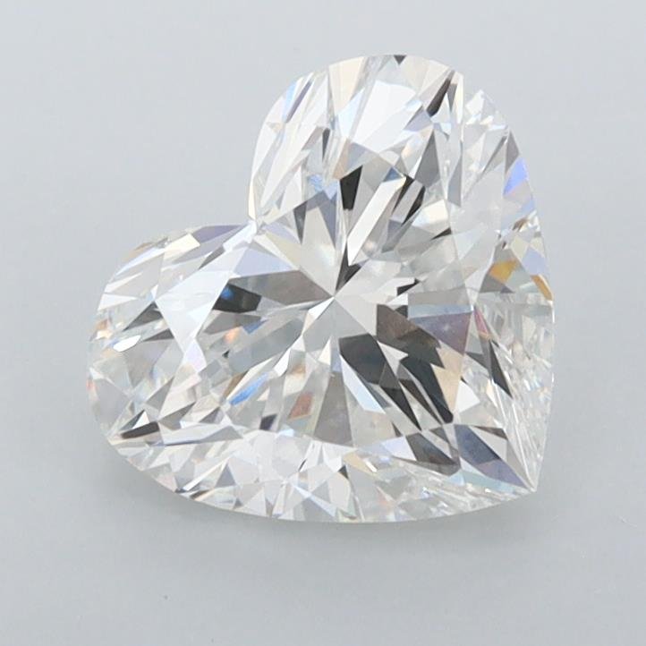 1.43ct E VVS1 Rare Carat Ideal Cut Heart Lab Grown Diamond