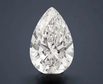 4.82ct H VS2 Rare Carat Ideal Cut Pear Lab Grown Diamond