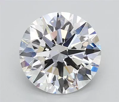 3.26ct F VVS2 Rare Carat Ideal Cut Round Lab Grown Diamond