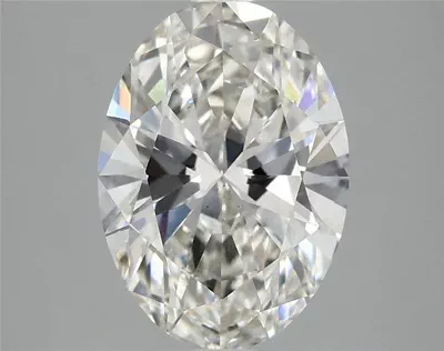 2.43ct H VS2 Rare Carat Ideal Cut Oval Lab Grown Diamond