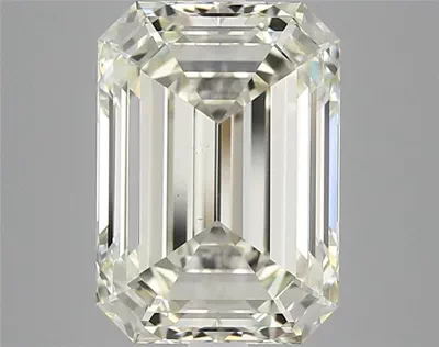 5.03ct K VVS1 Rare Carat Ideal Cut Emerald Diamond