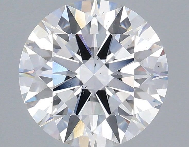 2.06ct E SI1 Rare Carat Ideal Cut Round Lab Grown Diamond
