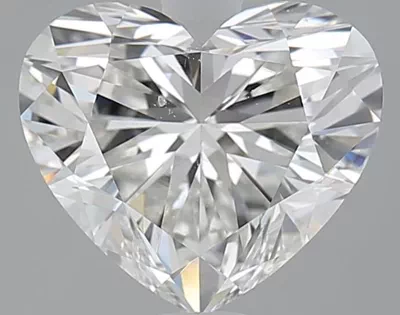 2.03ct H SI1 Rare Carat Ideal Cut Heart Diamond