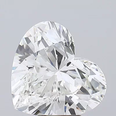 6.05ct G VVS2 Rare Carat Ideal Cut Heart Lab Grown Diamond