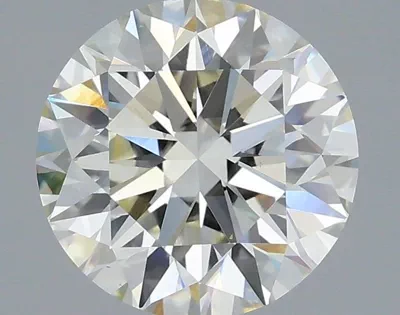 2.71ct K VS1 Excellent Cut Round Lab Grown Diamond