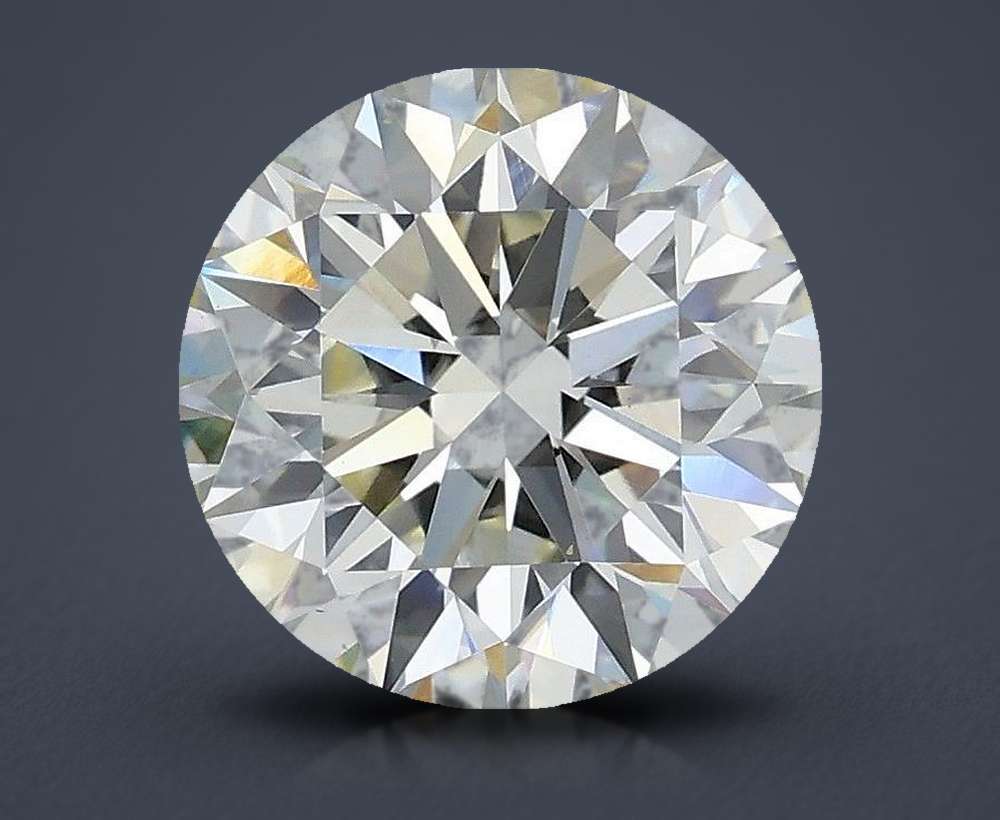 2.71ct K VS1 Excellent Cut Round Lab Grown Diamond