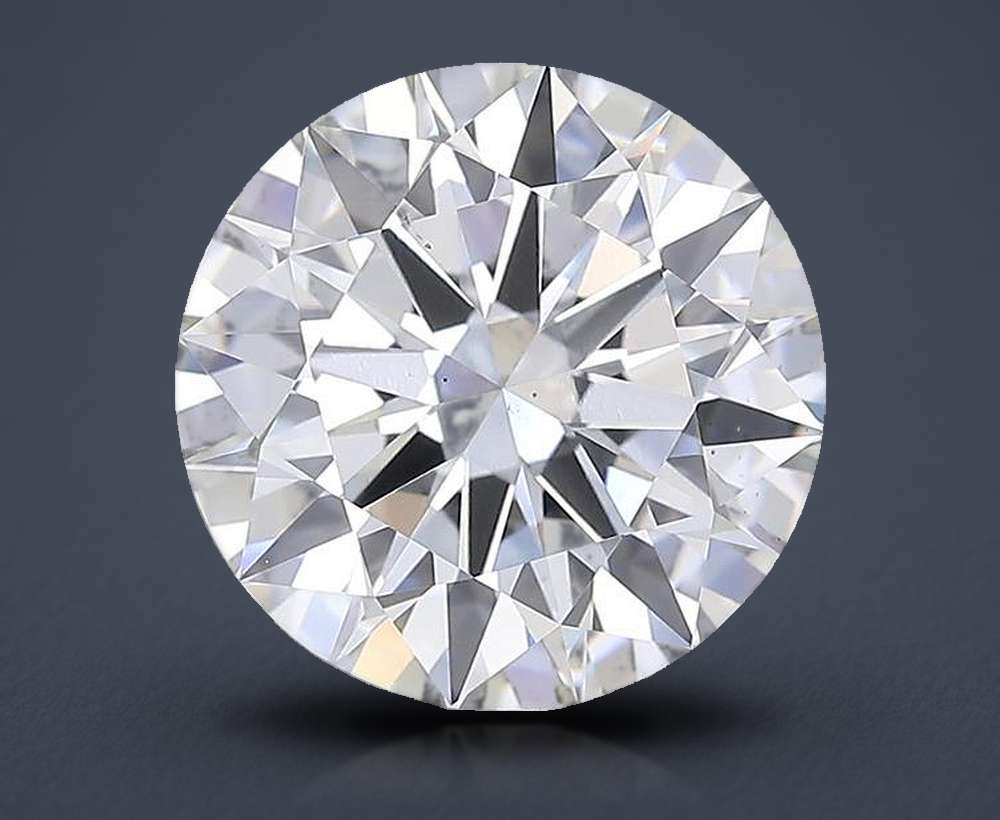 7.03ct G VS2 Rare Carat Ideal Cut Round Lab Grown Diamond