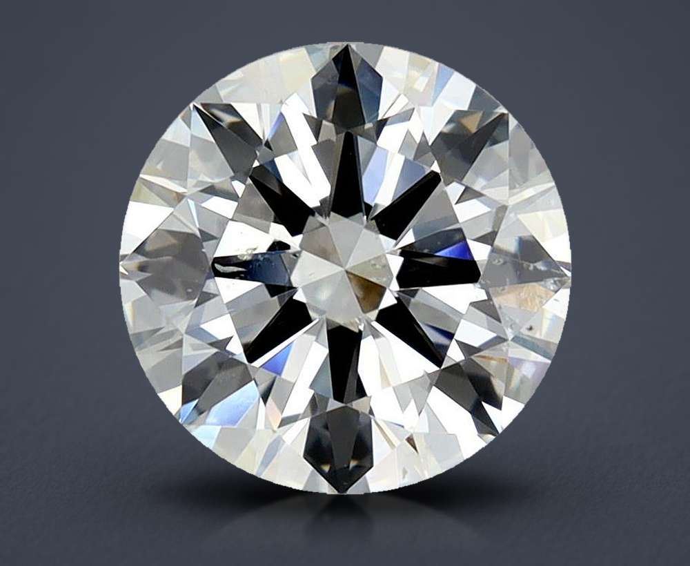 3.00ct I SI2 Rare Carat Ideal Cut Round Diamond