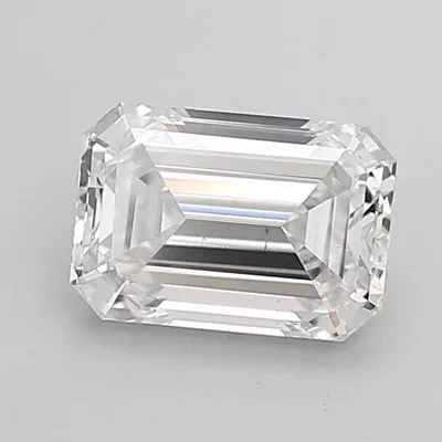2.02ct E VS2 Rare Carat Ideal Cut Emerald Lab Grown Diamond