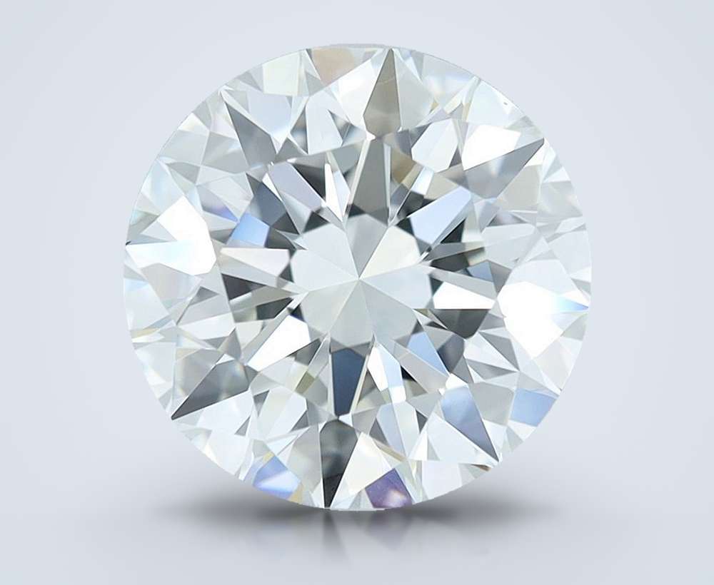 2.70ct J IF Rare Carat Ideal Cut Round Diamond