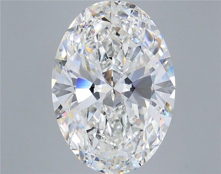 13.53ct F VVS2 Rare Carat Ideal Cut Oval Lab Grown Diamond