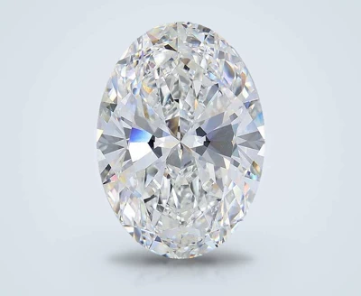 13.53ct F VVS2 Rare Carat Ideal Cut Oval Lab Grown Diamond