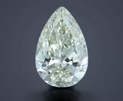 2.51ct K SI1 Rare Carat Ideal Cut Pear Diamond