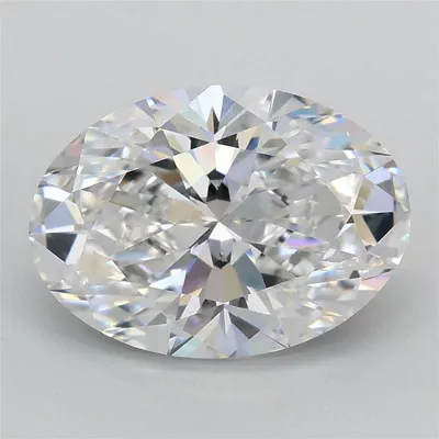 2.58ct E VVS2 Rare Carat Ideal Cut Oval Lab Grown Diamond