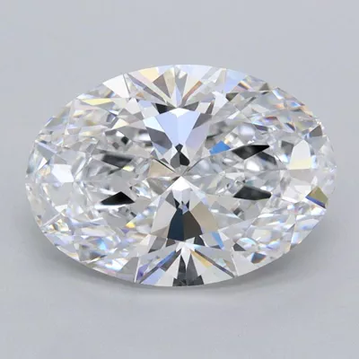 2.52ct D VVS1 Rare Carat Ideal Cut Oval Lab Grown Diamond