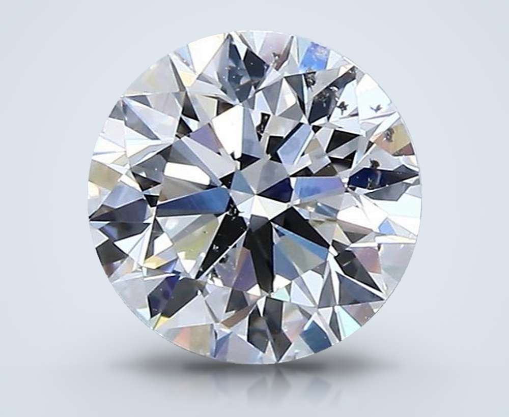 1.53ct E SI2 Rare Carat Ideal Cut Round Diamond